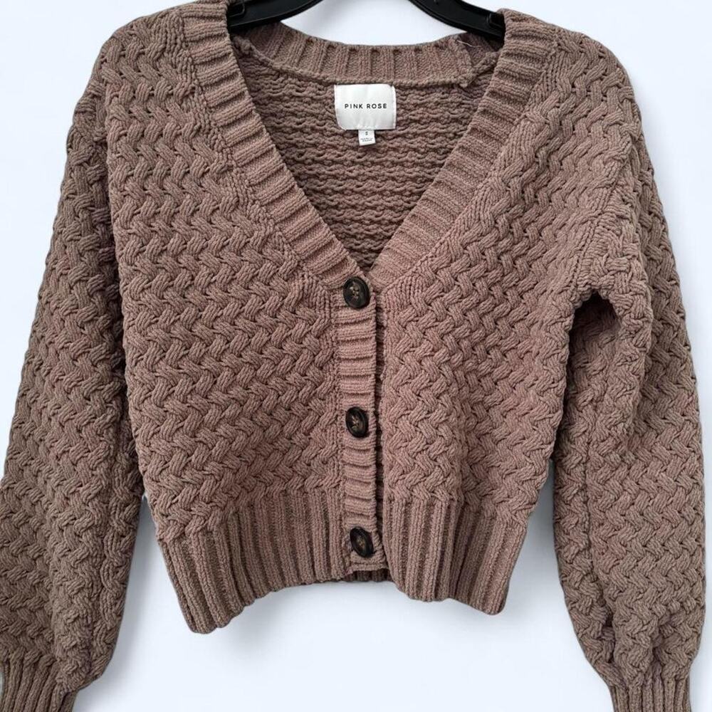 Pink rose boutique cardigan